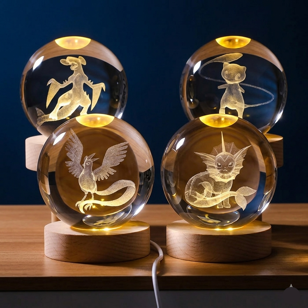 Orbe LED 3D Iluminado