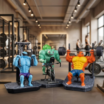 Set de Figuras Coleccionables: Power Training Squad 💪🔥